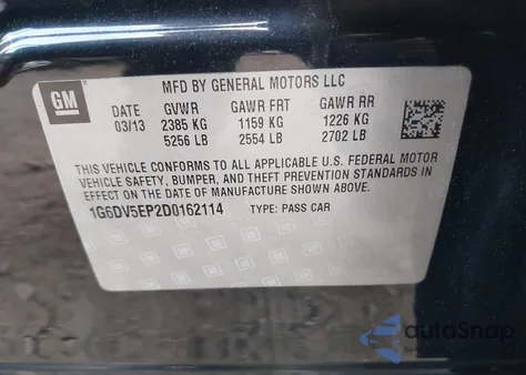2013 Cadillac Cts-V from USA, damaged, VIN 1G6DV5EP2D0162114